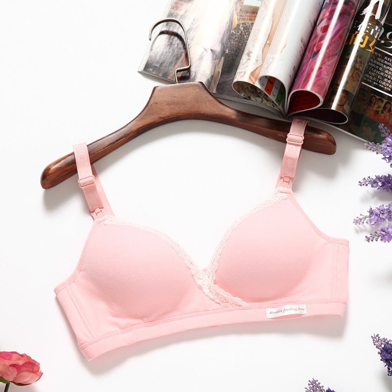 Nursing Bra – Cross - Type, No Steel Ring & Adjustable - AmiraMart