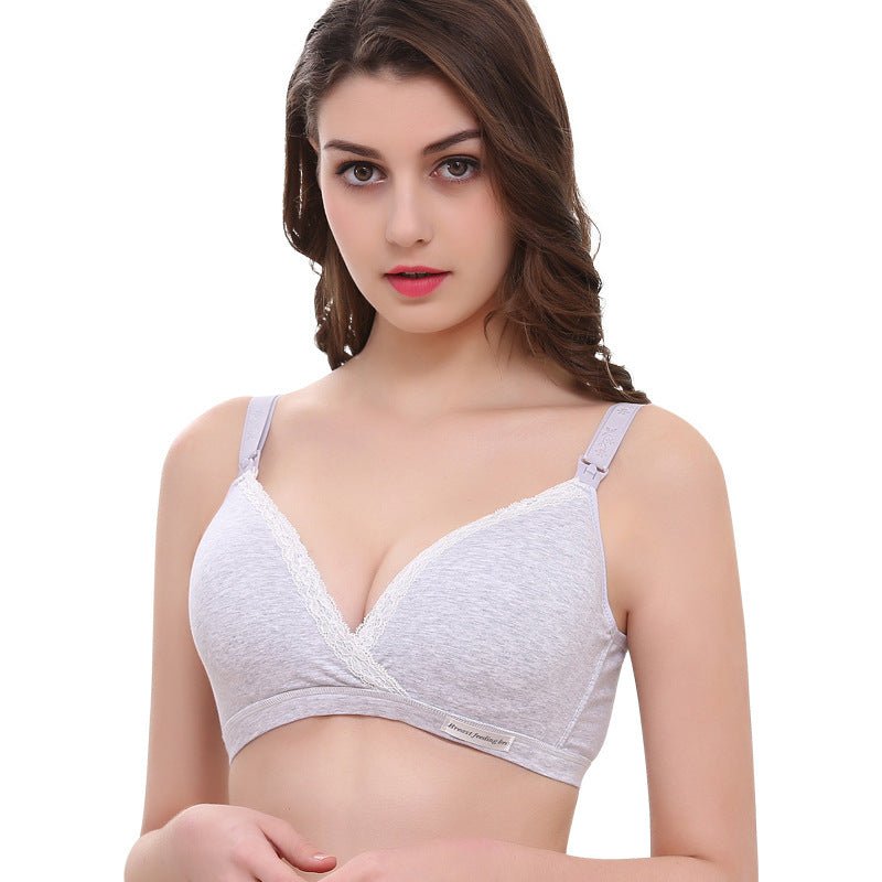 Nursing Bra – Cross - Type, No Steel Ring & Adjustable - AmiraMart