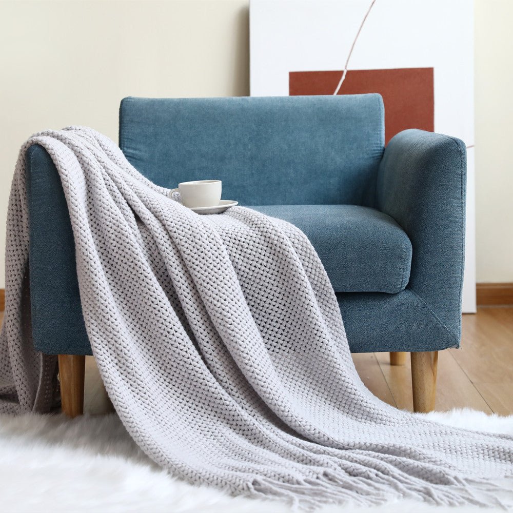 Office Sofa Nap Knitting Blanket - AmiraMart