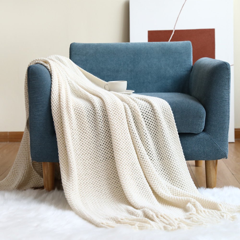 Office Sofa Nap Knitting Blanket - AmiraMart