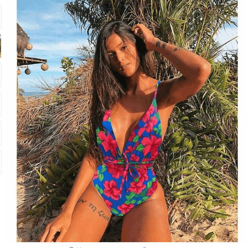 One Piece Swimsuit Female Backless Bodysuit - AmiraMart