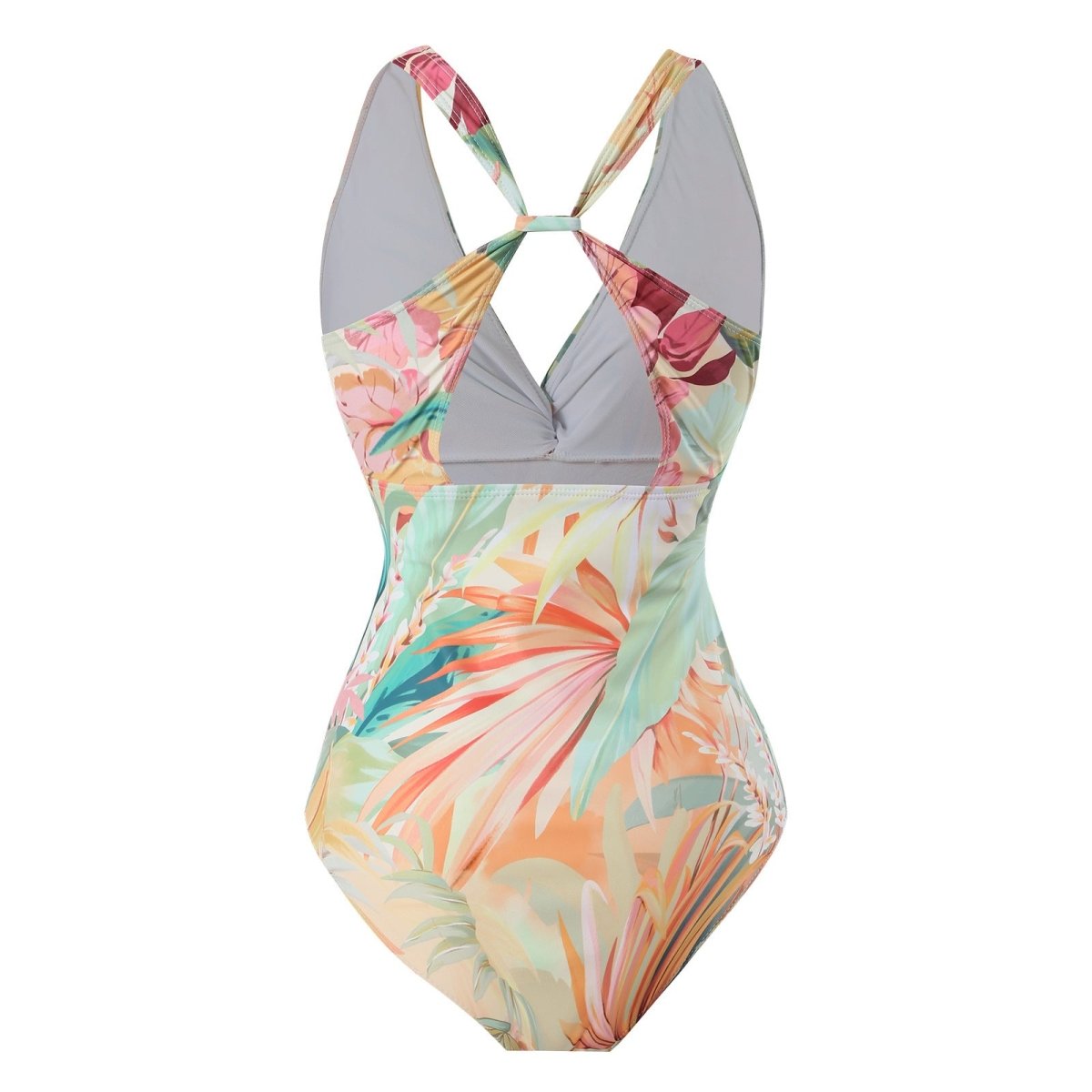 One - piece Swimsuit Sexy Slimming Backless European And American Printed Swimsuit - AmiraMart