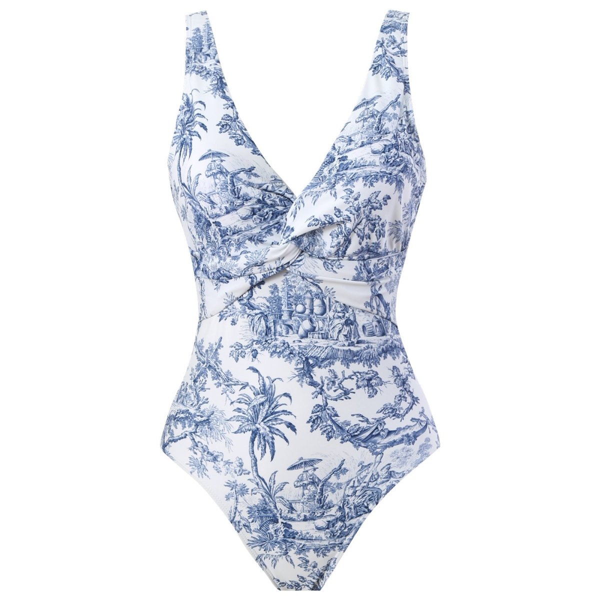 One - piece Swimsuit Sexy Slimming Backless European And American Printed Swimsuit - AmiraMart
