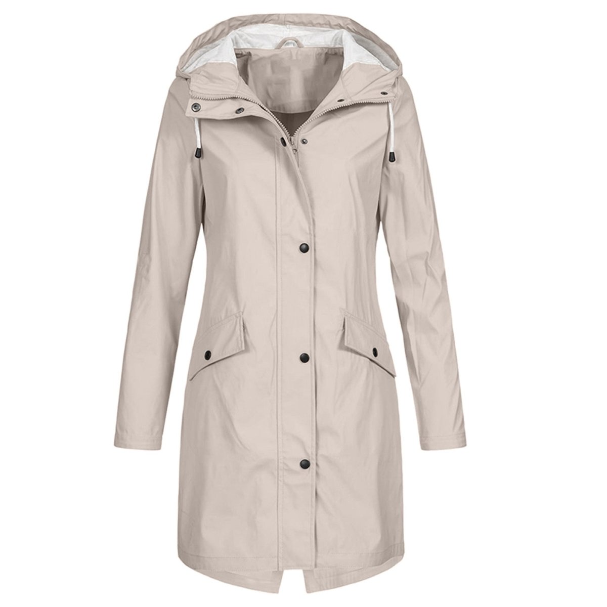 Outdoor Leisure Mid - length Women's Windbreaker - AmiraMart