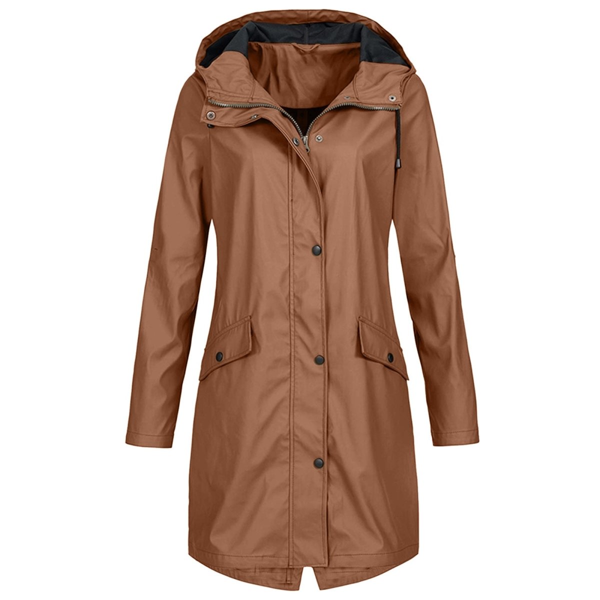 Outdoor Leisure Mid - length Women's Windbreaker - AmiraMart