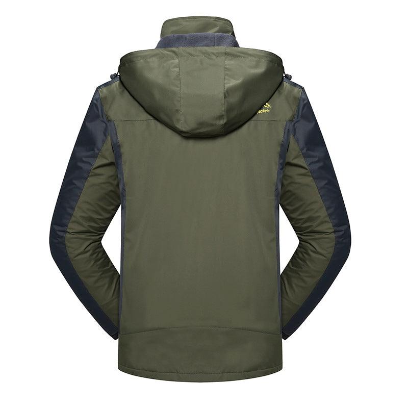 Outdoor Wear - resistant Men's Polyester Coat - AmiraMart