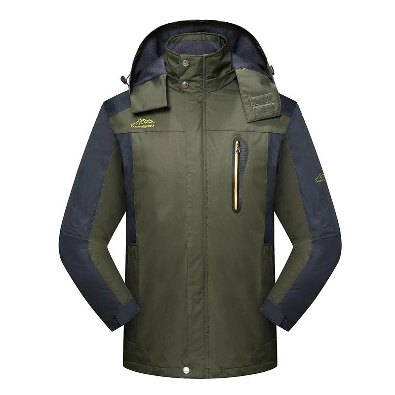 Outdoor Wear - resistant Men's Polyester Coat - AmiraMart