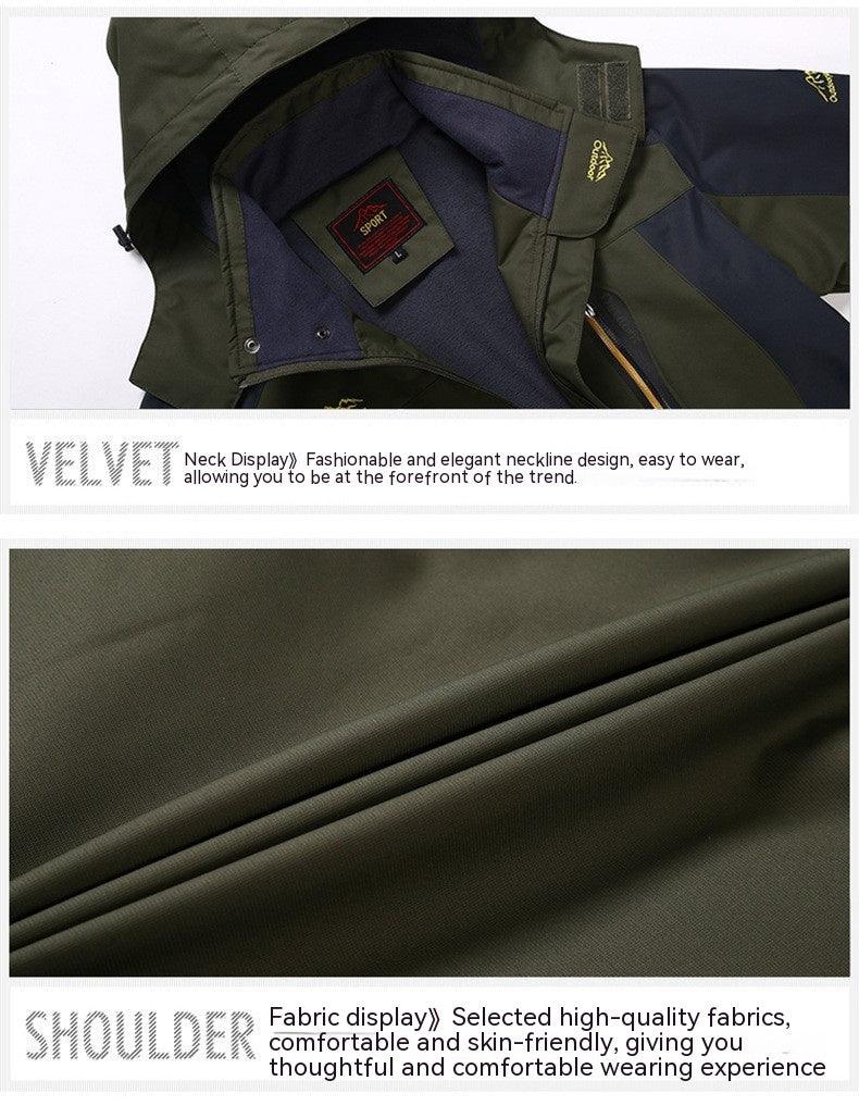 Outdoor Wear - resistant Men's Polyester Coat - AmiraMart