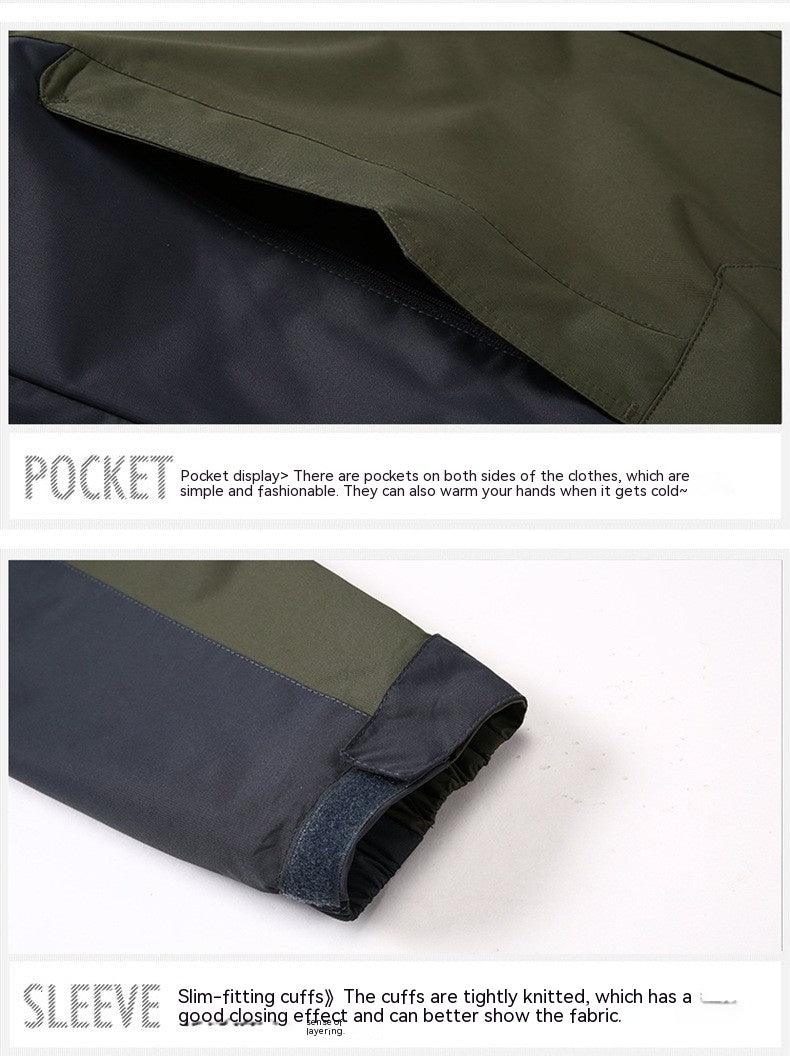 Outdoor Wear - resistant Men's Polyester Coat - AmiraMart