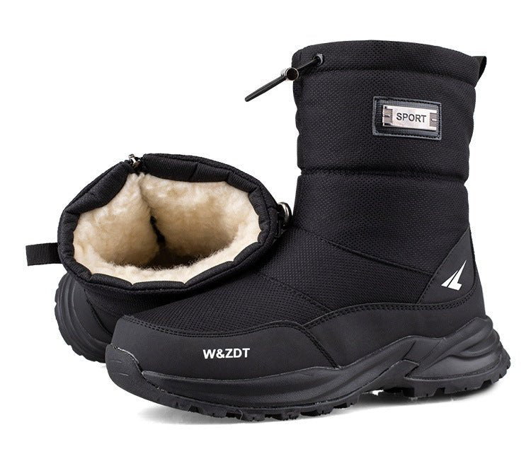 Outdoor Winter Men's Waterproof Non - slip Snow Boots - AmiraMart