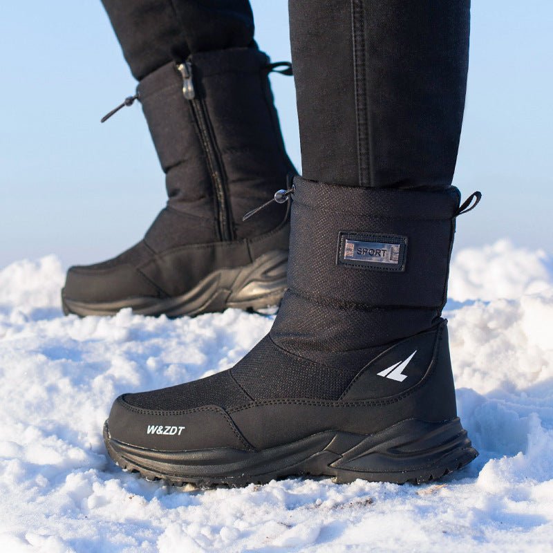 Outdoor Winter Men's Waterproof Non - slip Snow Boots - AmiraMart