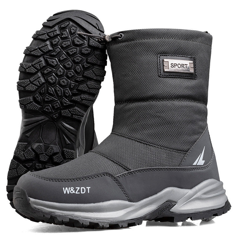 Outdoor Winter Men's Waterproof Non - slip Snow Boots - AmiraMart