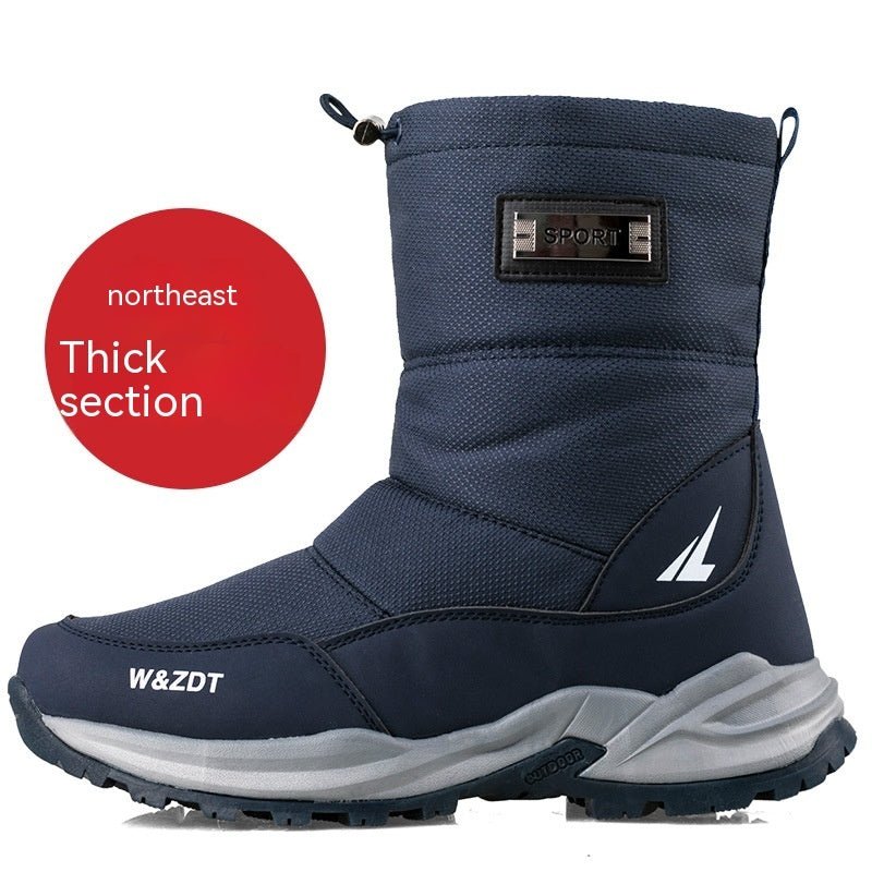 Outdoor Winter Men's Waterproof Non - slip Snow Boots - AmiraMart