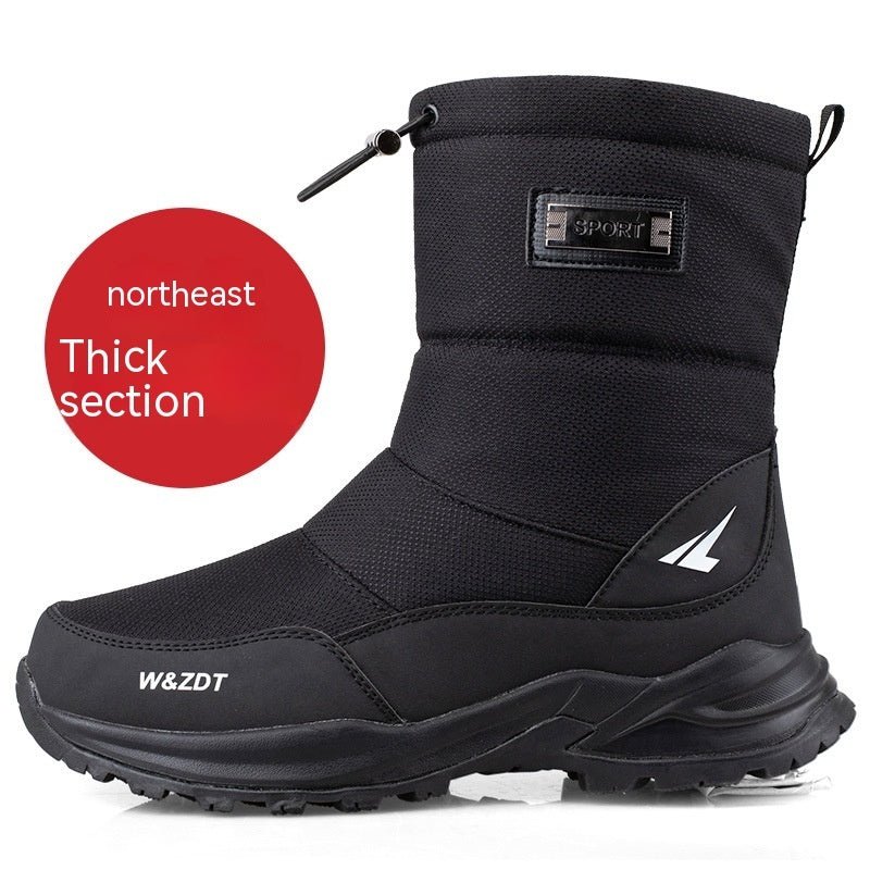 Outdoor Winter Men's Waterproof Non - slip Snow Boots - AmiraMart