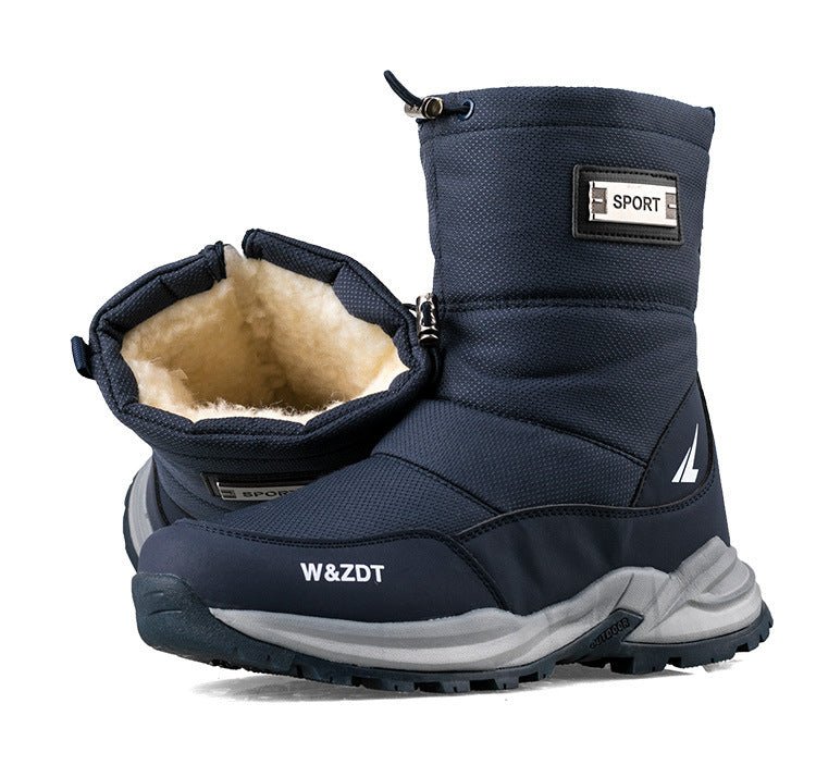 Outdoor Winter Men's Waterproof Non - slip Snow Boots - AmiraMart