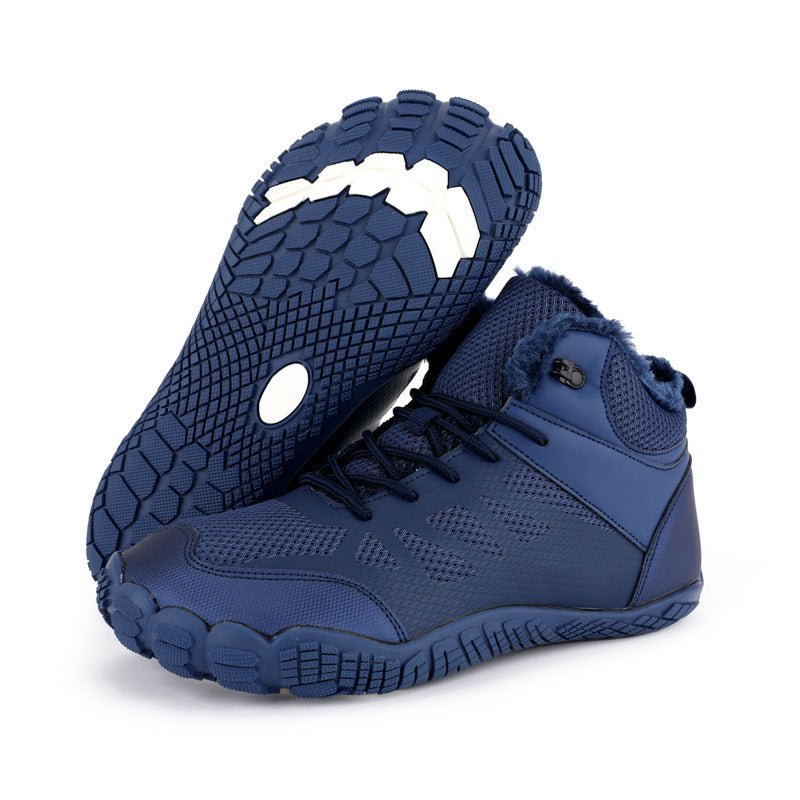 Outdoors Breathable Five - finger Couple Cotton - padded Shoes - AmiraMart