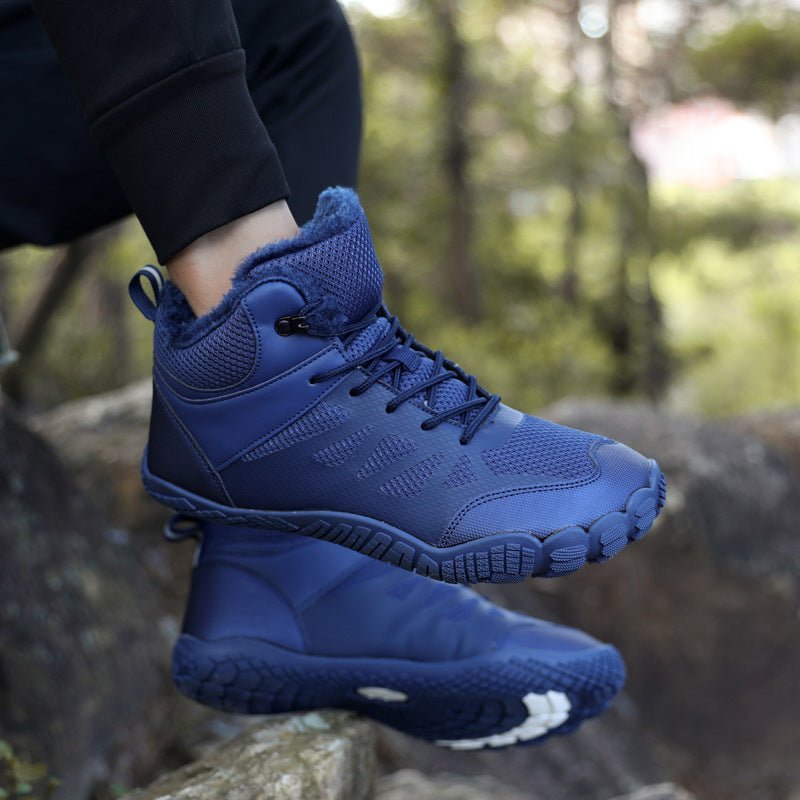 Outdoors Breathable Five - finger Couple Cotton - padded Shoes - AmiraMart