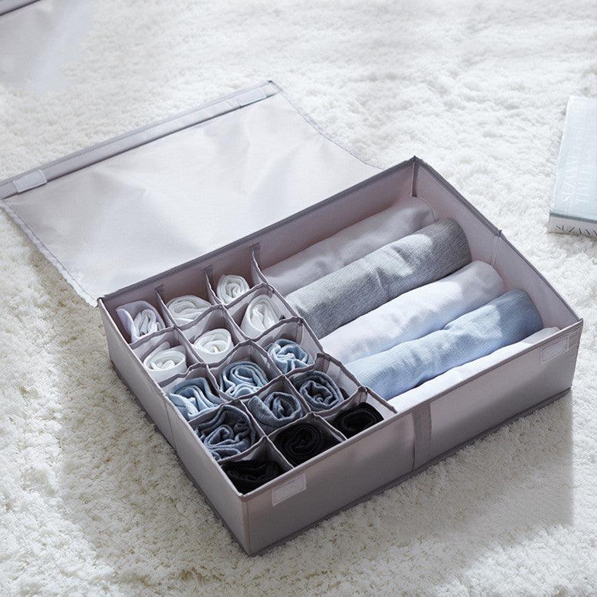 Oxford Burger Underwear Socks Storage Box - AmiraMart