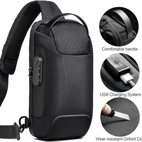 Oxford Cloth Messenger Bag – Sporty Shoulder Pack - AmiraMart