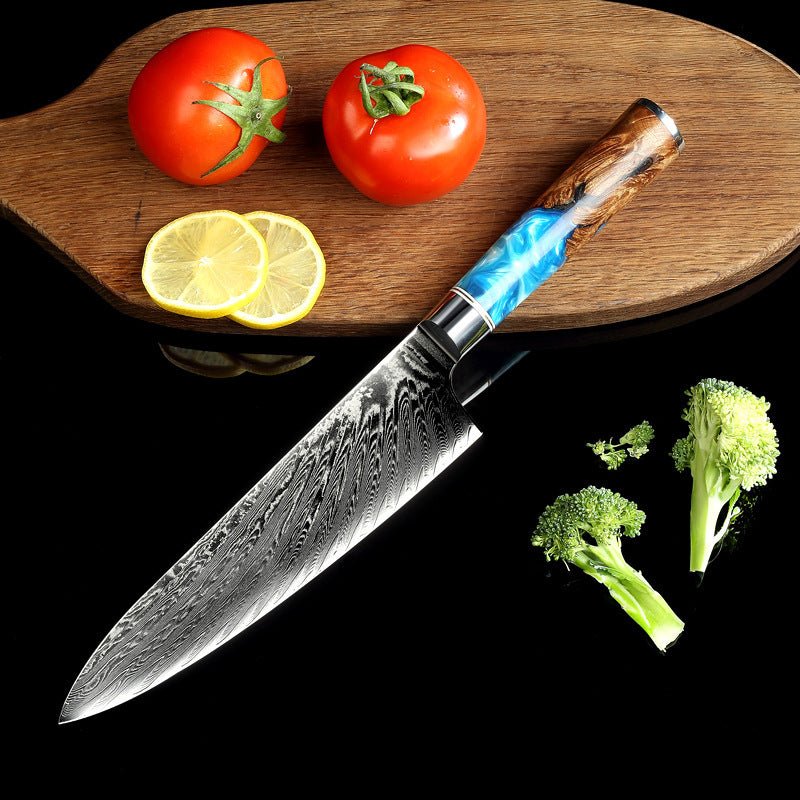 Pattern Kitchen Knife – Stylish & Sharp Cutting Tool - AmiraMart