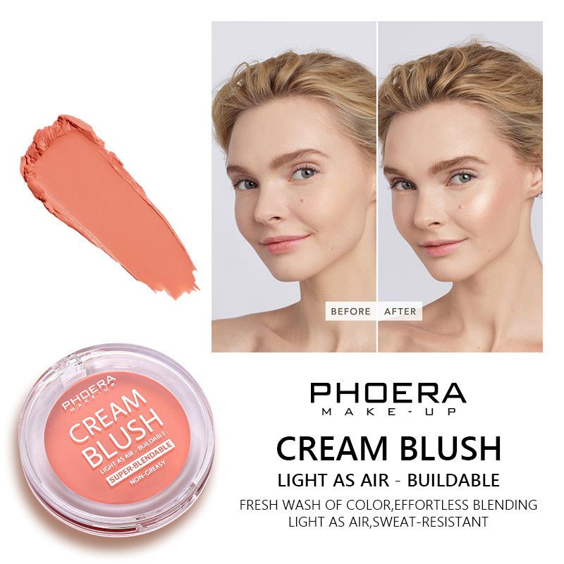 PHOERA Light And Brightening Blush Cream - AmiraMart