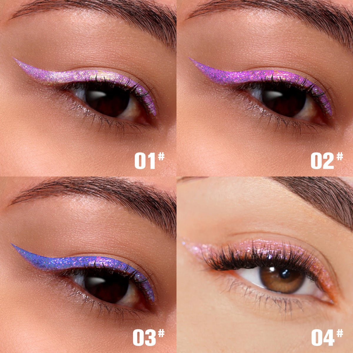 PHOFAY Liquid Glitter Eyeliner Set - AmiraMart
