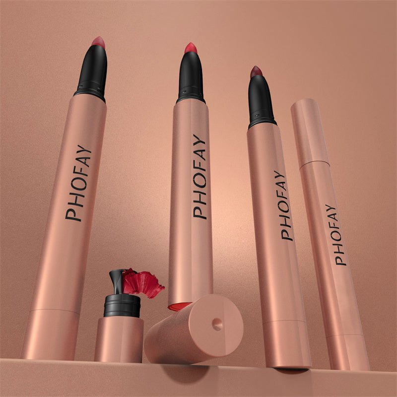 PHOFAY Matte Lip Liner Lipstick Pen - AmiraMart