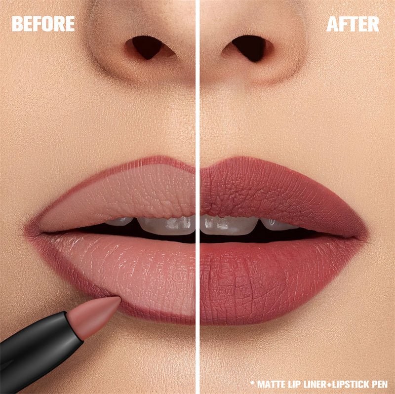 PHOFAY Matte Lip Liner Lipstick Pen - AmiraMart