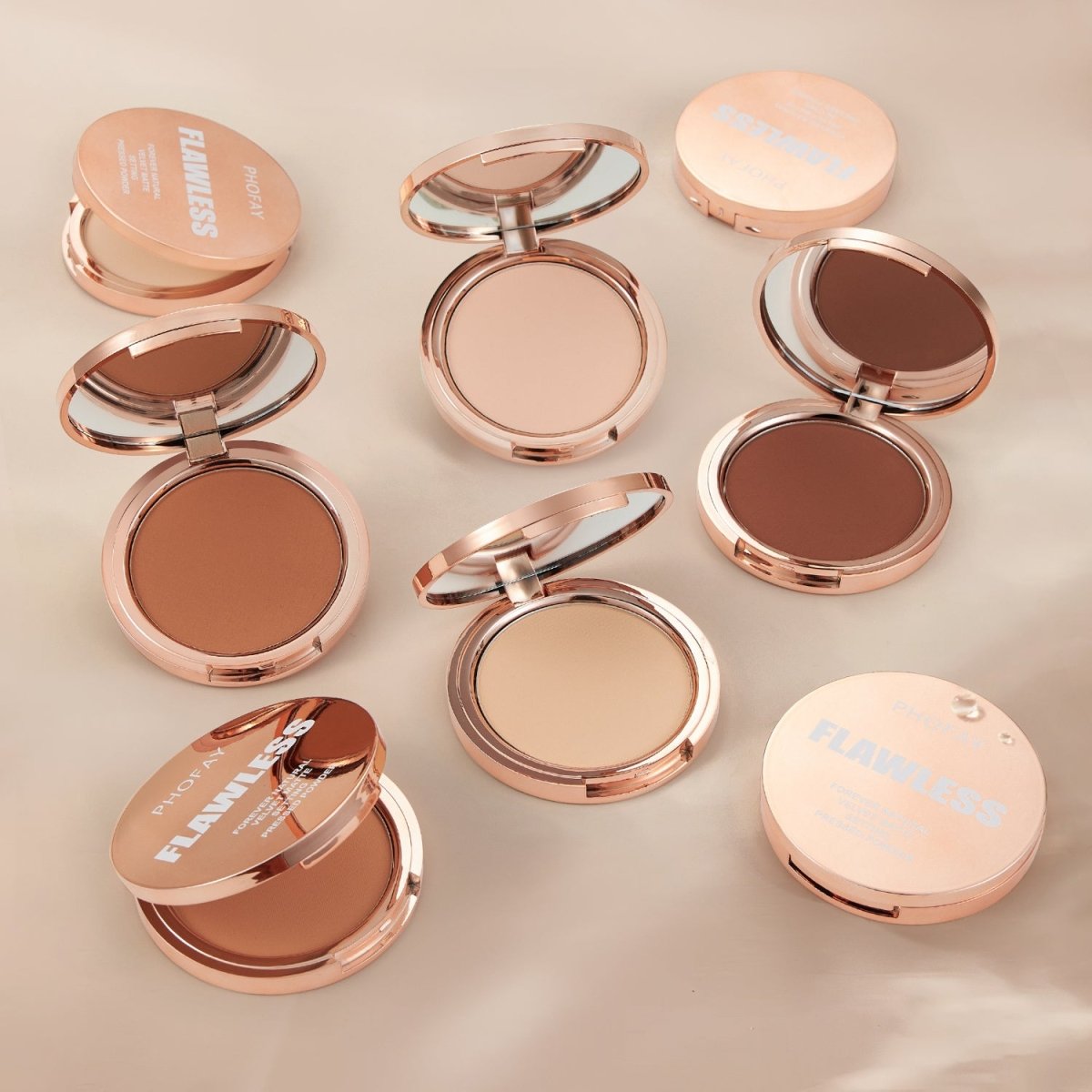PHOFAY Matte Setting Pressed Powder - AmiraMart