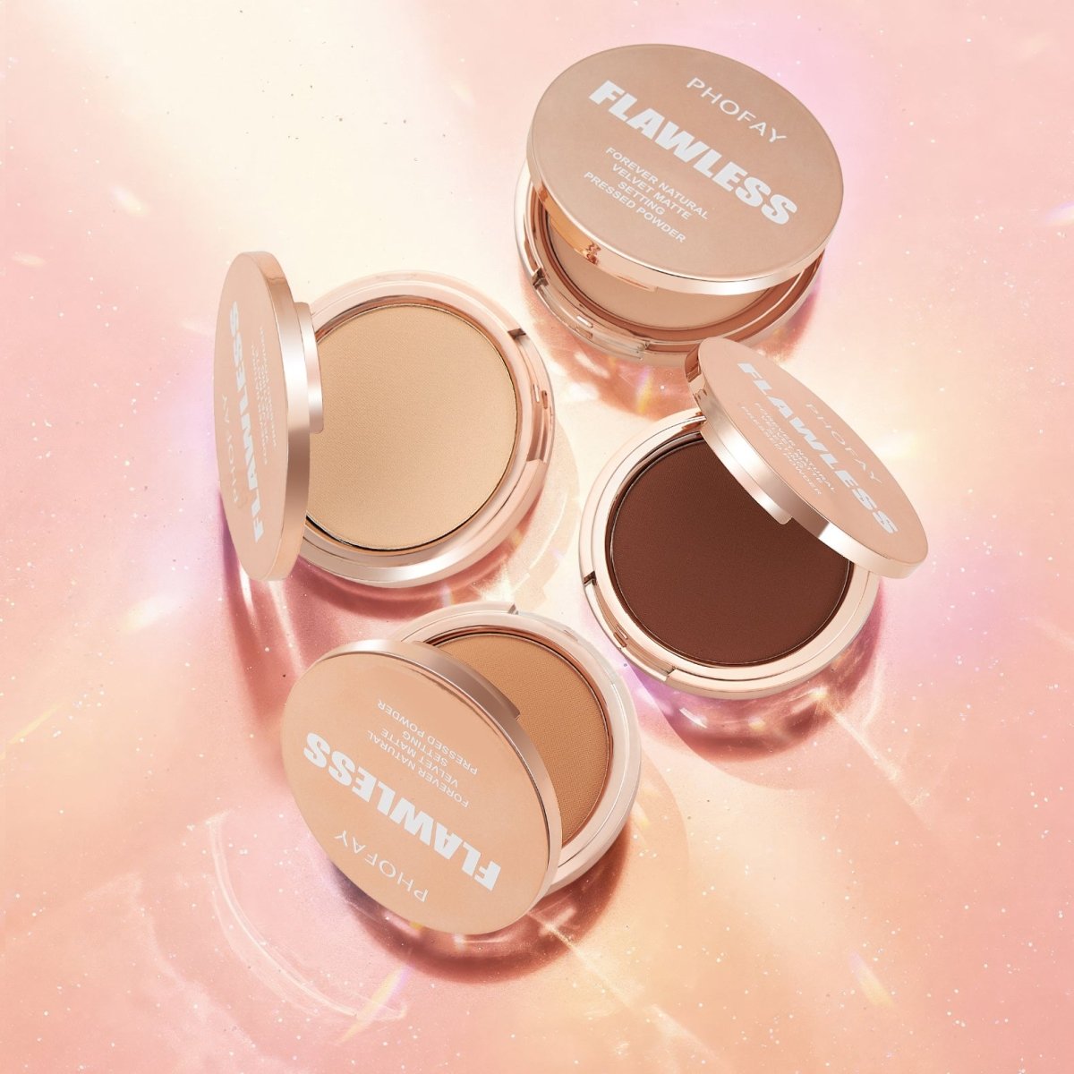 PHOFAY Matte Setting Pressed Powder - AmiraMart