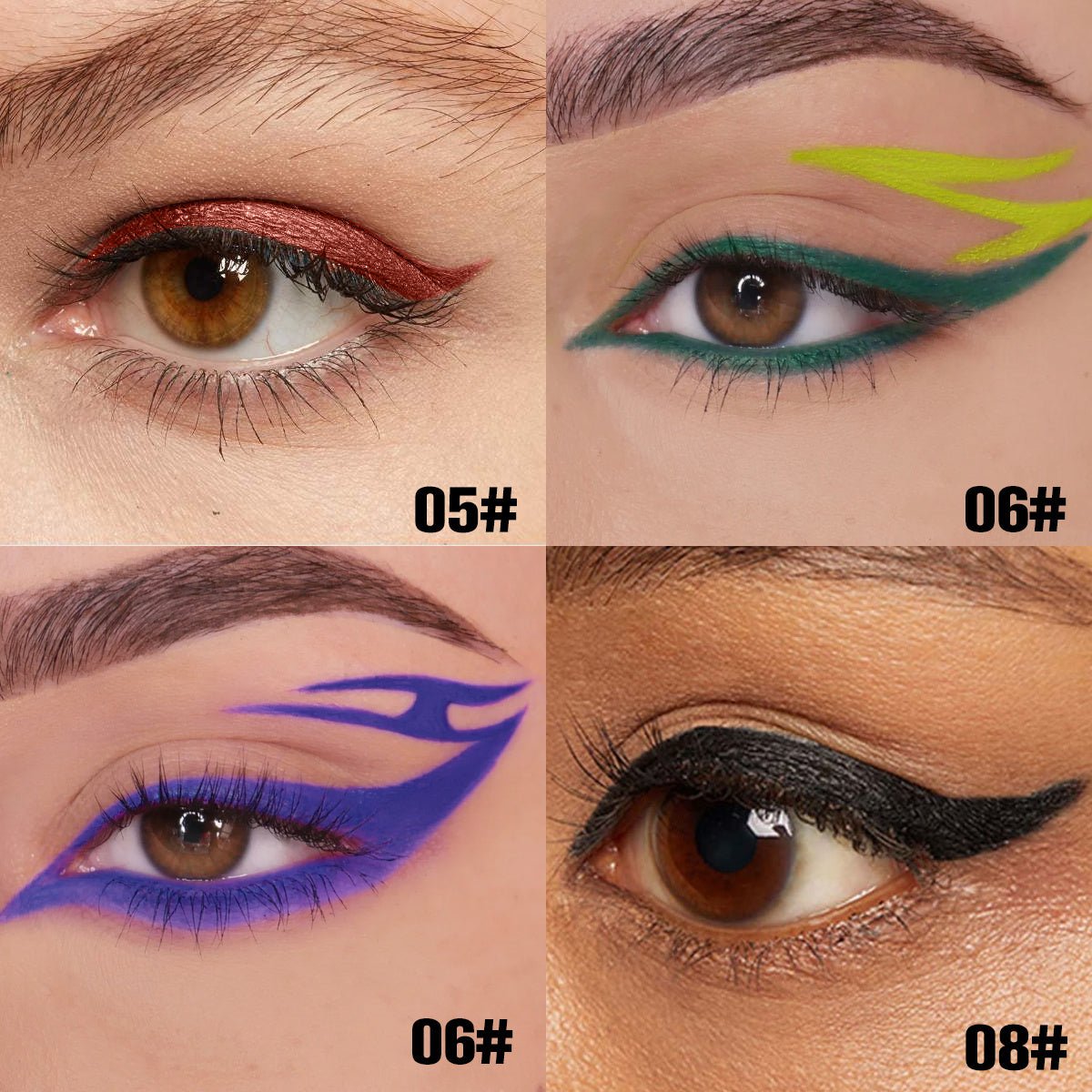 PHOFAY Waterproof Colorful Eyeliner - AmiraMart