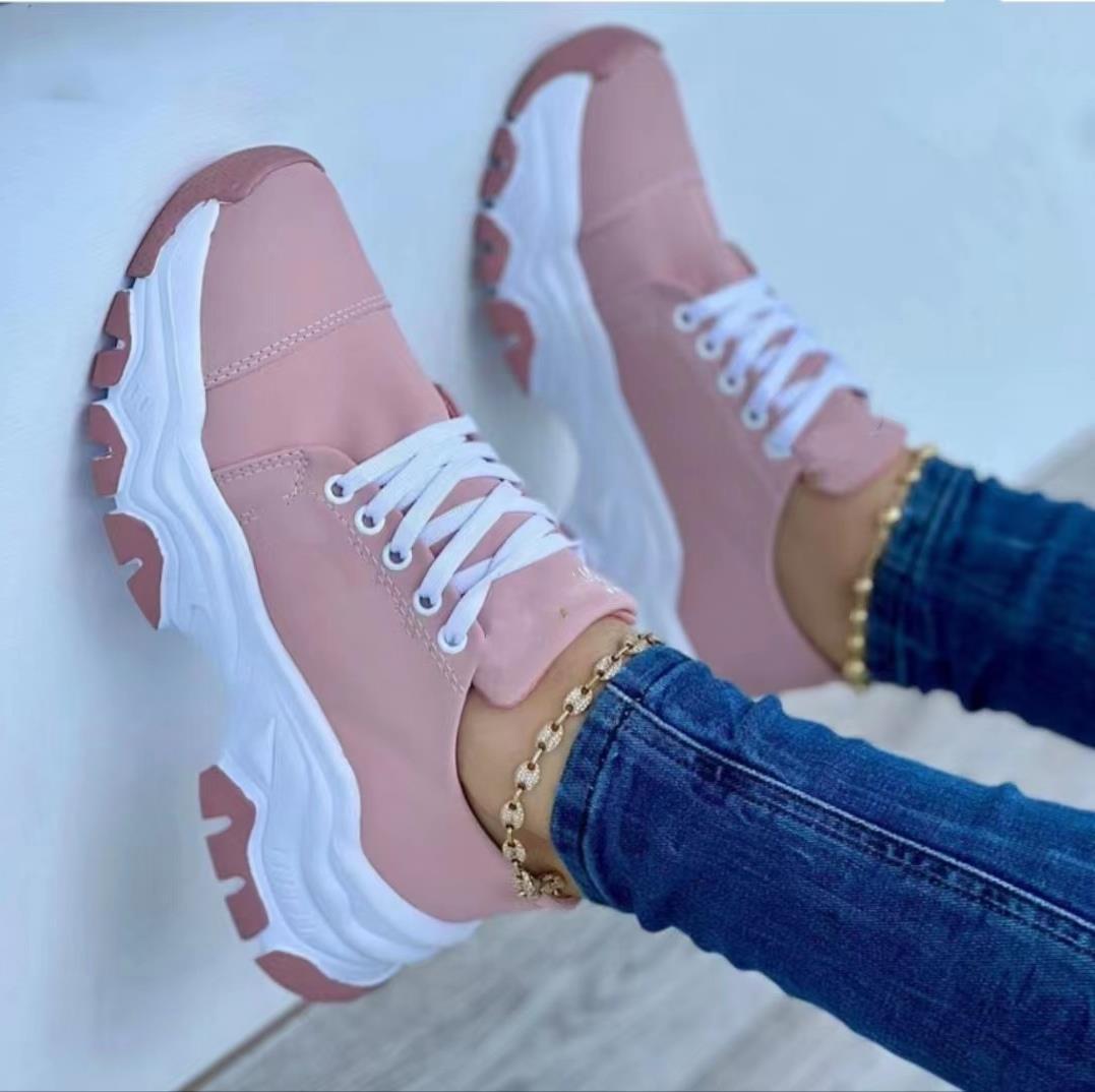 Lace - up Sneaker For Women - AmiraMart