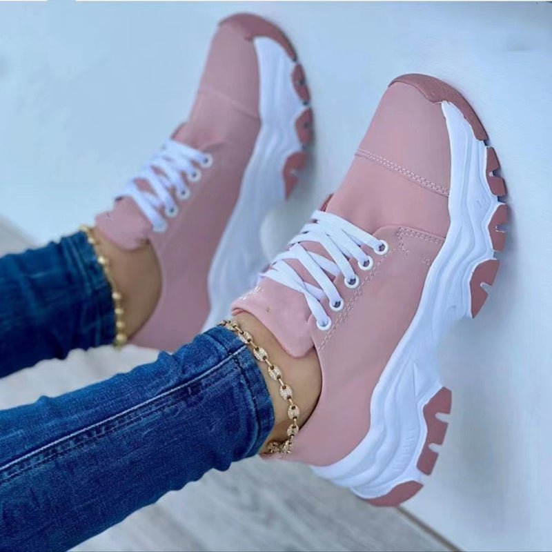 Lace - up Sneaker For Women - AmiraMart