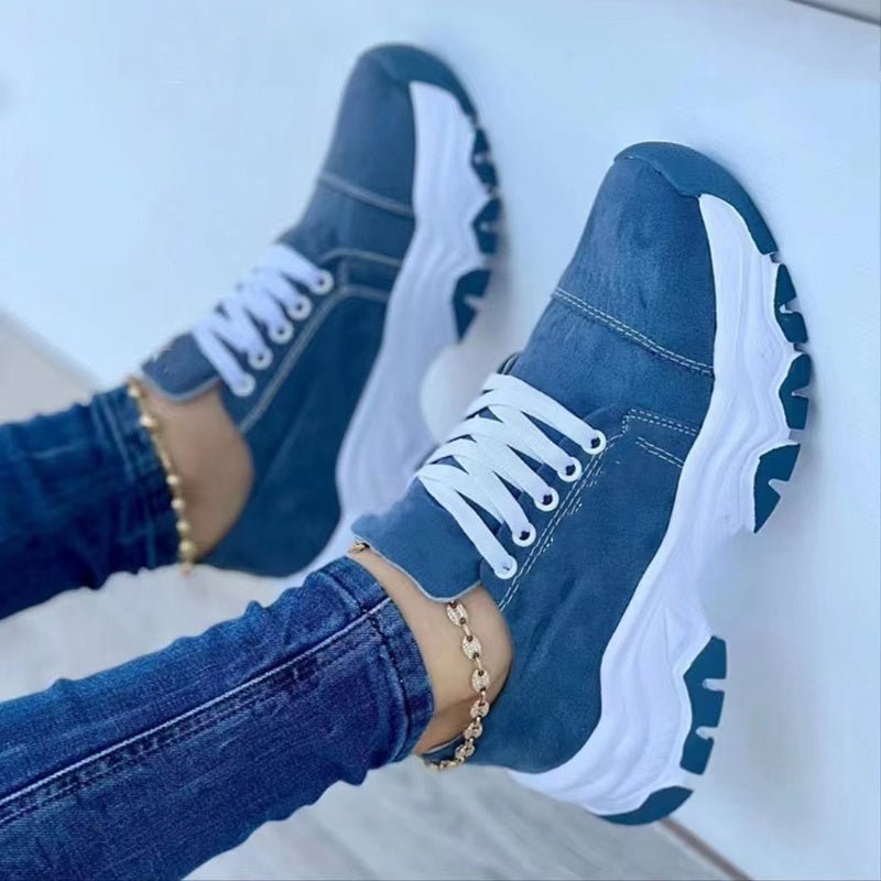 Lace - up Sneaker For Women - AmiraMart