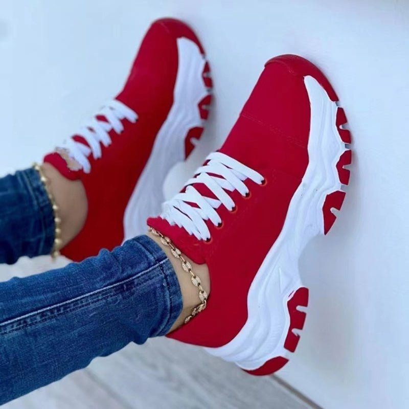 Lace - up Sneaker For Women - AmiraMart