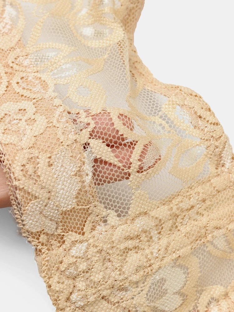 Plus Size Cotton Cup Adjustable Lace Sexy Bra - AmiraMart