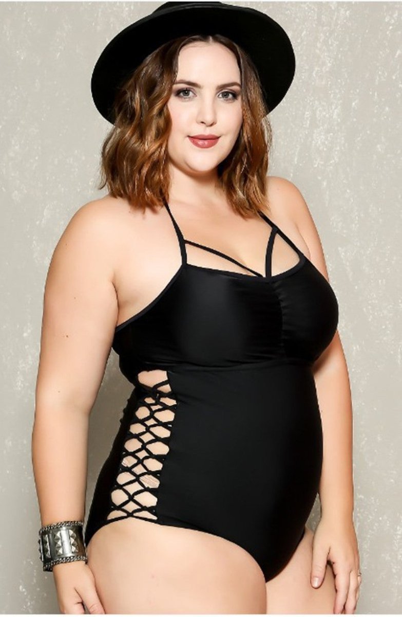 Plus Size One - Piece Swimsuit – Flattering & Supportive - AmiraMart