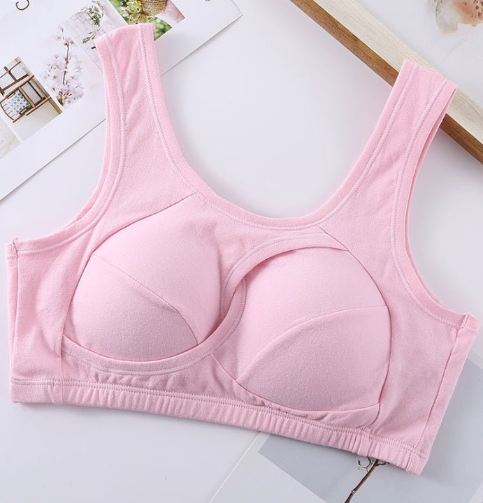 Plus Size Sleep Bra – Wireless, Removable Pads - AmiraMart