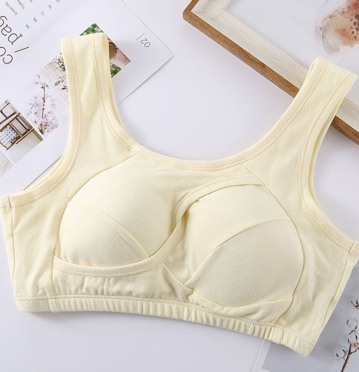 Plus Size Sleep Bra – Wireless, Removable Pads - AmiraMart