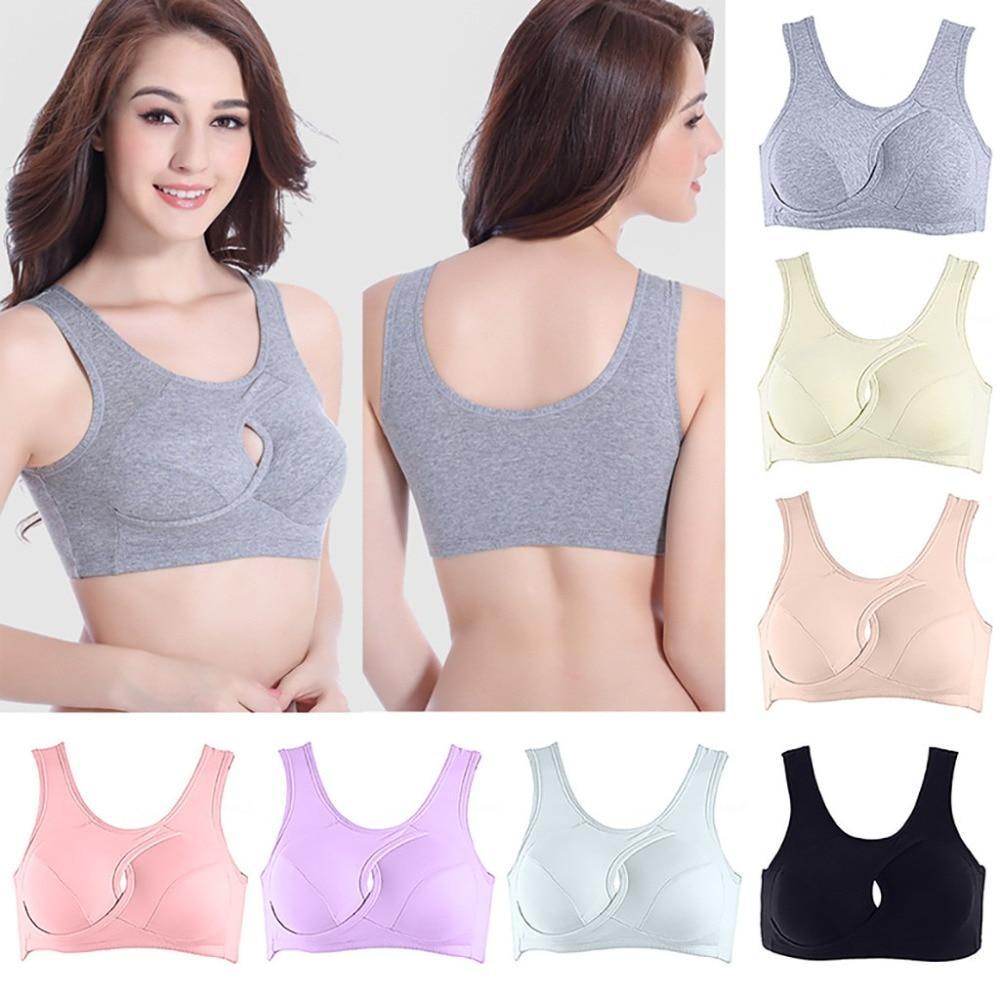 Plus Size Sleep Bra – Wireless, Removable Pads - AmiraMart