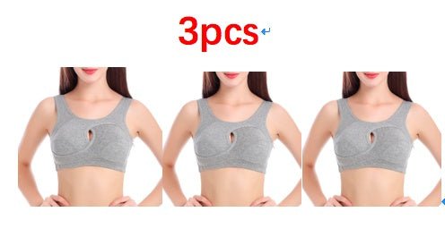 Plus Size Sleep Bra – Wireless, Removable Pads - AmiraMart
