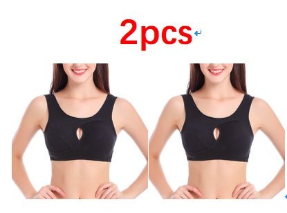 Plus Size Sleep Bra – Wireless, Removable Pads - AmiraMart