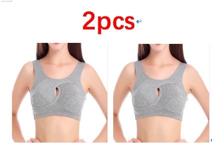 Plus Size Sleep Bra – Wireless, Removable Pads - AmiraMart
