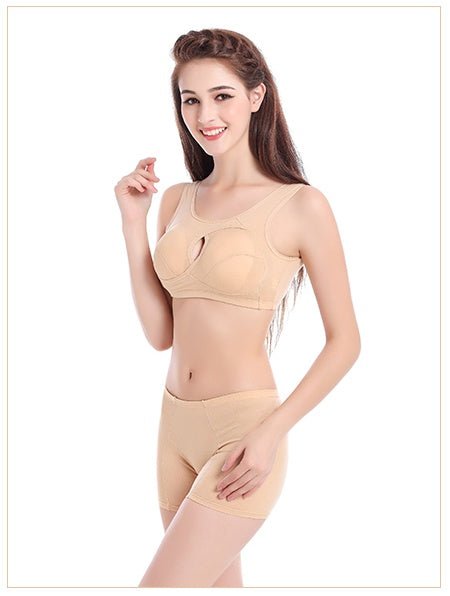 Plus Size Sleep Bra – Wireless, Removable Pads - AmiraMart