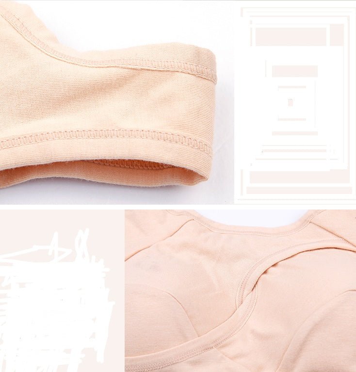 Plus Size Sleep Bra – Wireless, Removable Pads - AmiraMart