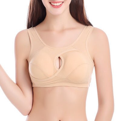Plus Size Sleep Bra – Wireless, Removable Pads - AmiraMart