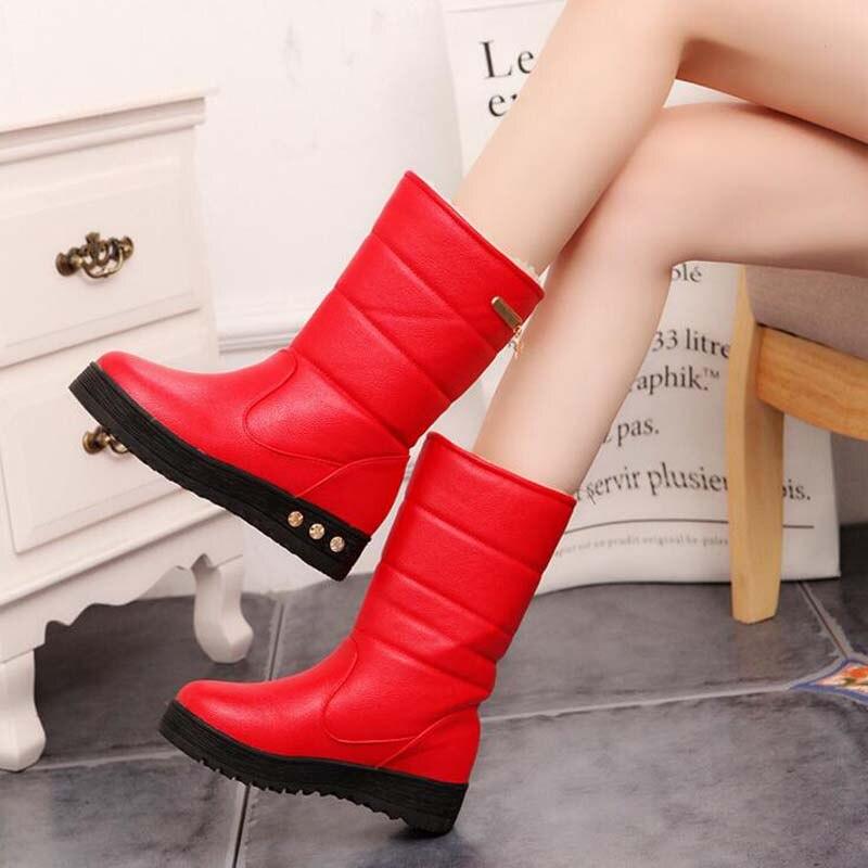 Plush padded snow boots - AmiraMart
