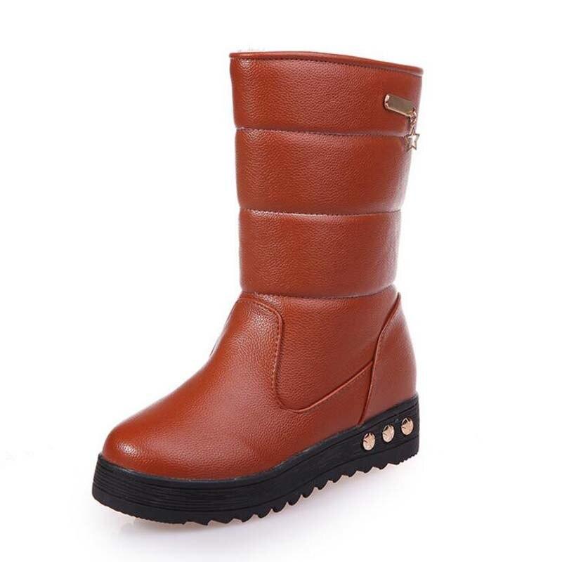Plush padded snow boots - AmiraMart