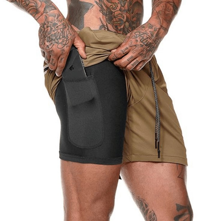 Pocket Compression Shorts - AmiraMart