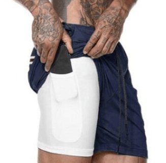 Pocket Compression Shorts - AmiraMart